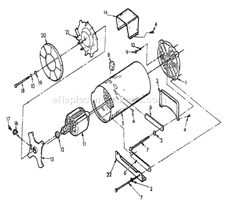 Page C Diagram and Parts List for 9298-0 T4000 Briggs and Stratton Generator